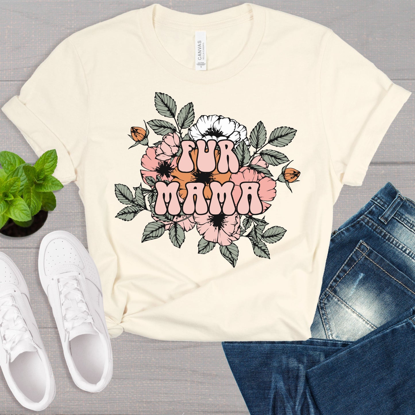 Fur Mama shirt, Dog Mom Shirt, Mother's Day Gift, Dog Shirt, New Mom Gift, Gift for Mother, Dog Mama Shirt, Womens Clothing, Mom Tee