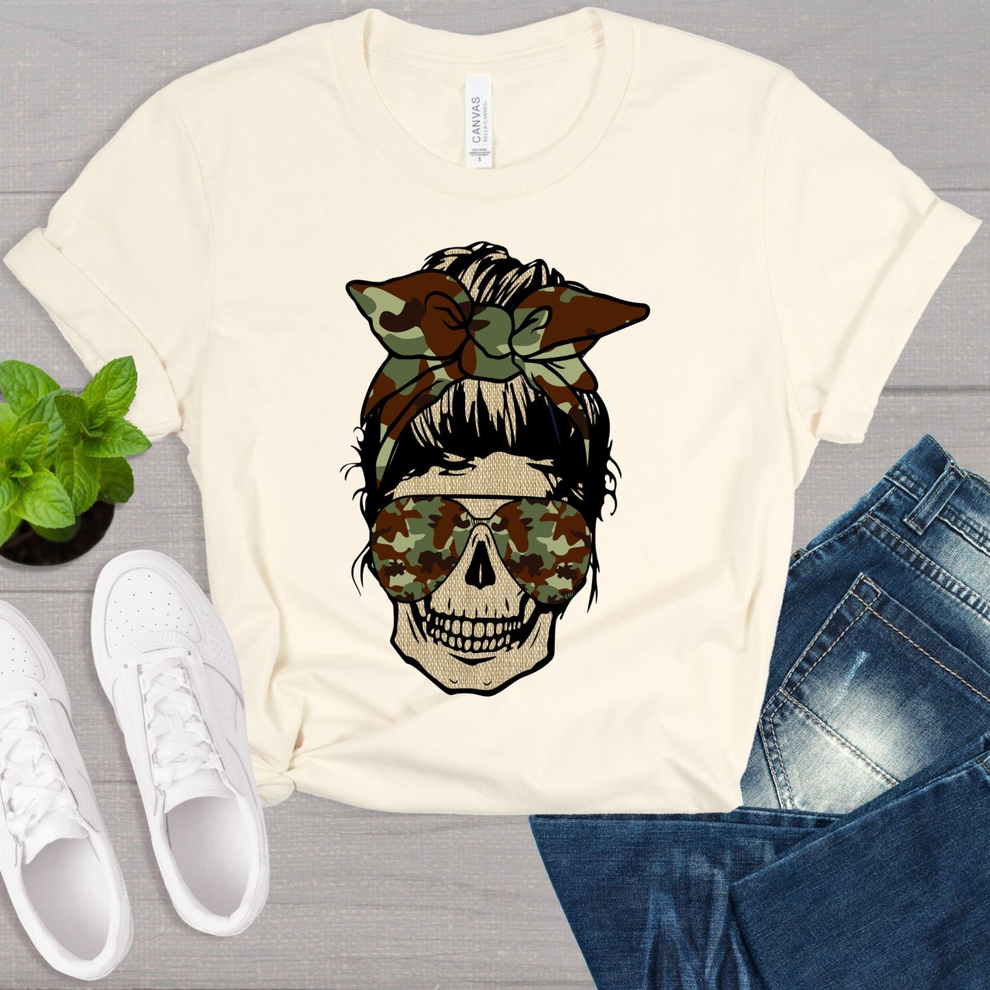 Army Skeleton Shirt, Army Shirt, Mom, Mother, Girl, Female, Gift for Her, Tee