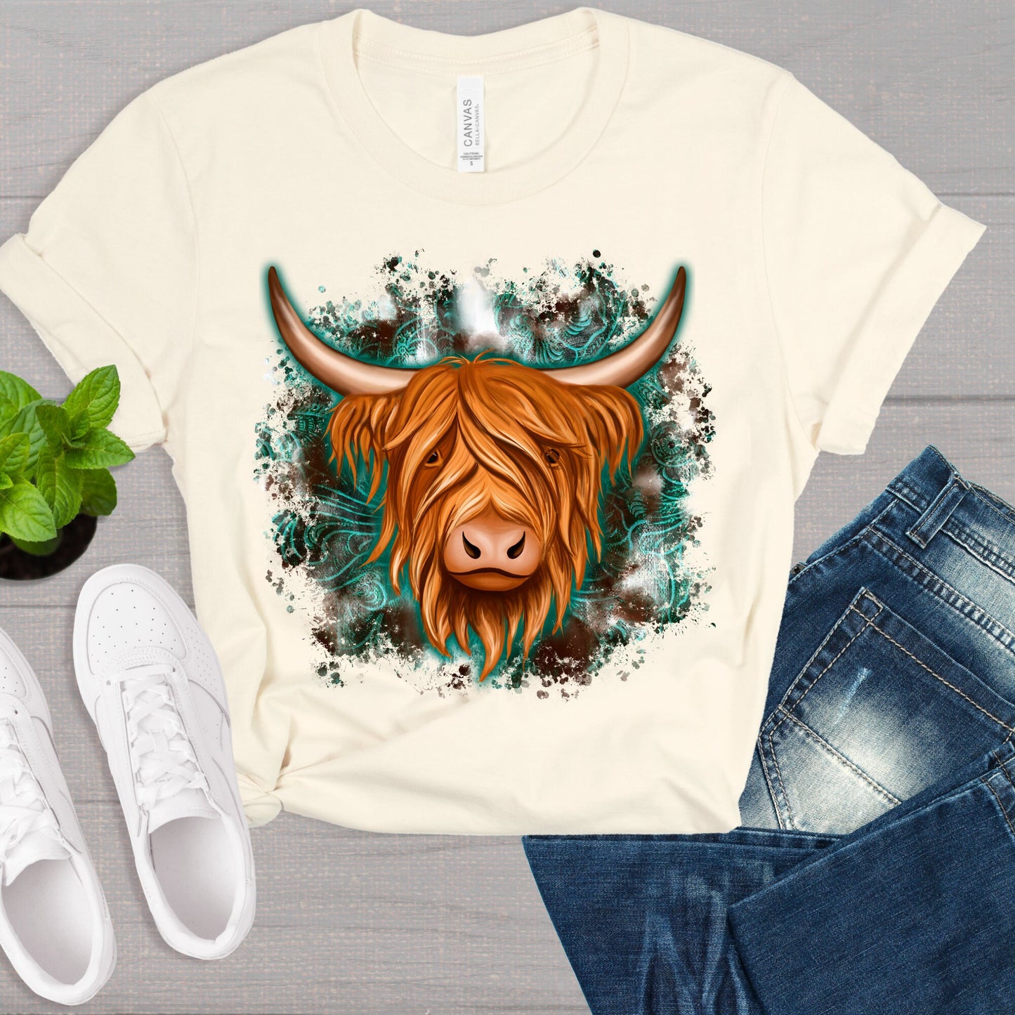 Highland Cow Shirt, Cow Shirt, Animal Shirt, Funny, Farming Shirt, Farmer Shirt, Cow Girl, Dairy Farm, Cow Shirts for Women