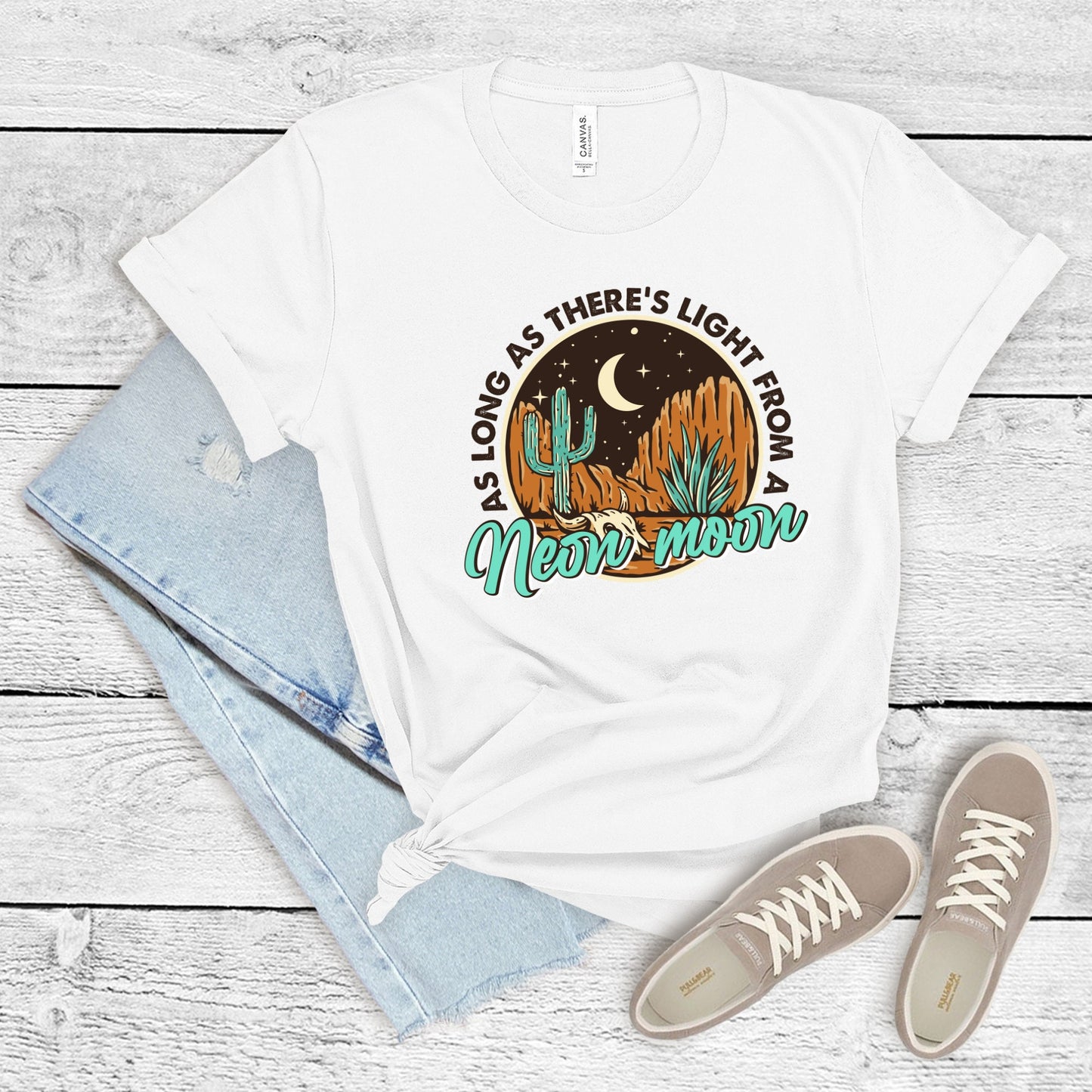 Neon Moon Shirt, Western Shirt, Country Shirt, Womens Shirt, Road Trip, Laid Back Shirt