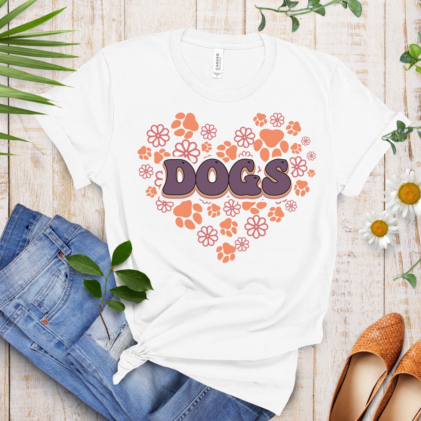 Love Dog Shirt, Dog Rescue Shirt, Dog Love shirt, Animal shirt, Animal Lover Tee, Love Paw, Dog Paw Gift, Gift for Dog Lover, Dog shirt