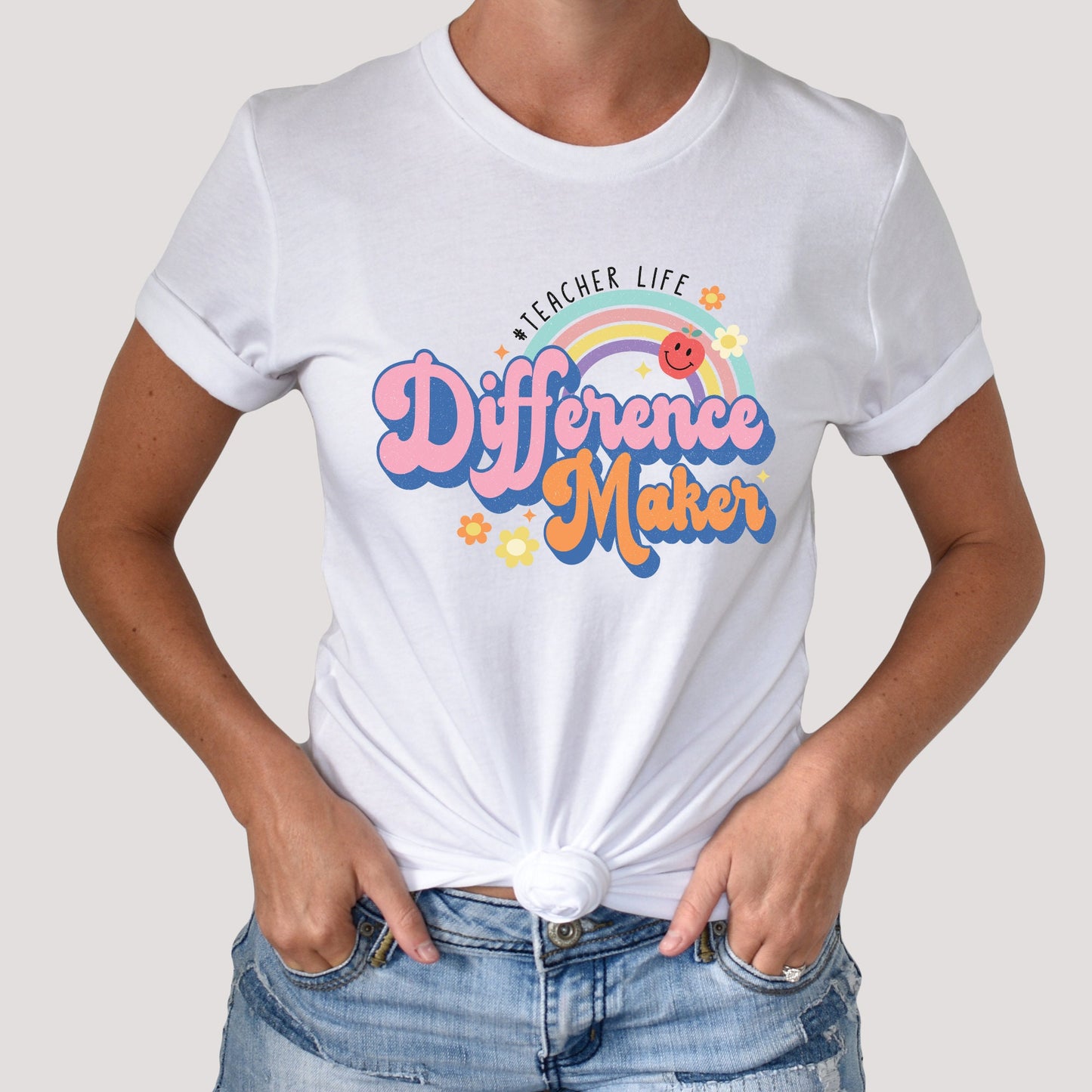 Teacher Difference Maker Shirt, Teacher Shirt, Daycare Shirt, Back to School Shirt, School Shirt, Gift