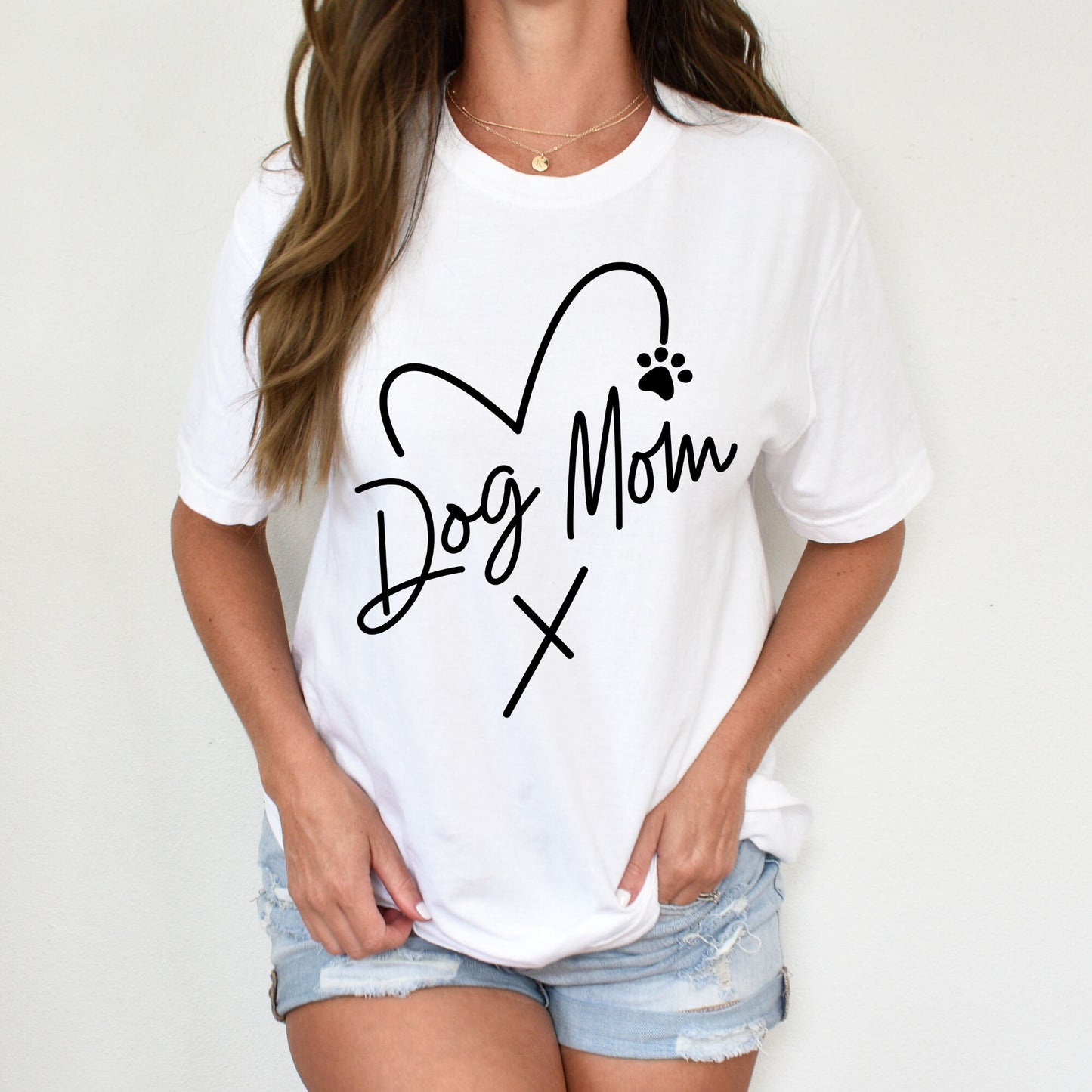 Dog Mom Shirt, Mom Shirt, Dog Shirt, Love Dog Shirt, Heart Dog Shirt,
