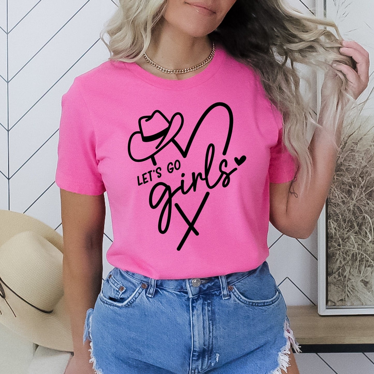Lets Go Girls Shirt, Bachelorette Shirt, Womens Shirt, Western Shirt, Country Shirt, Cowgirl Shirt