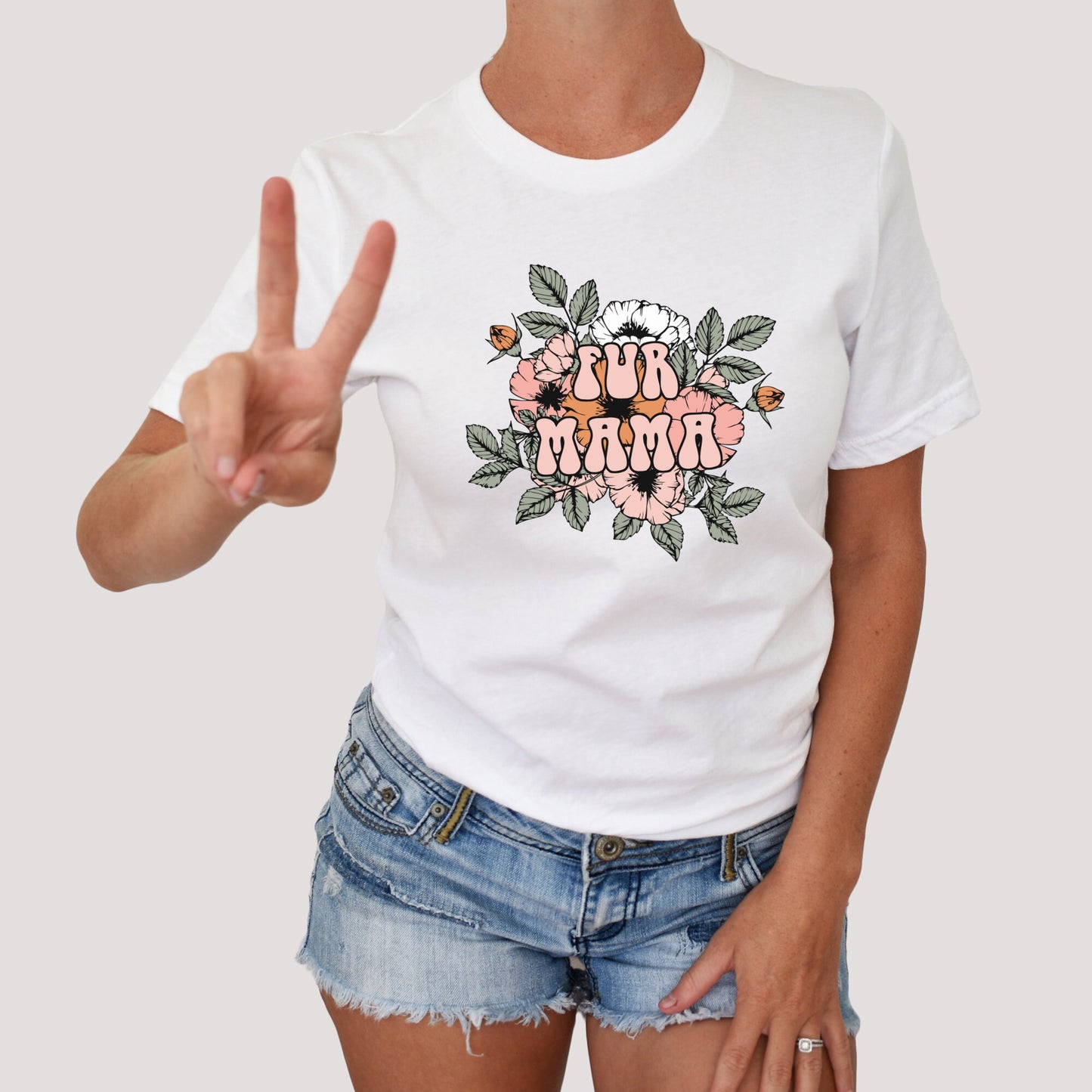 Fur Mama shirt, Dog Mom Shirt, Mother's Day Gift, Dog Shirt, New Mom Gift, Gift for Mother, Dog Mama Shirt, Womens Clothing, Mom Tee