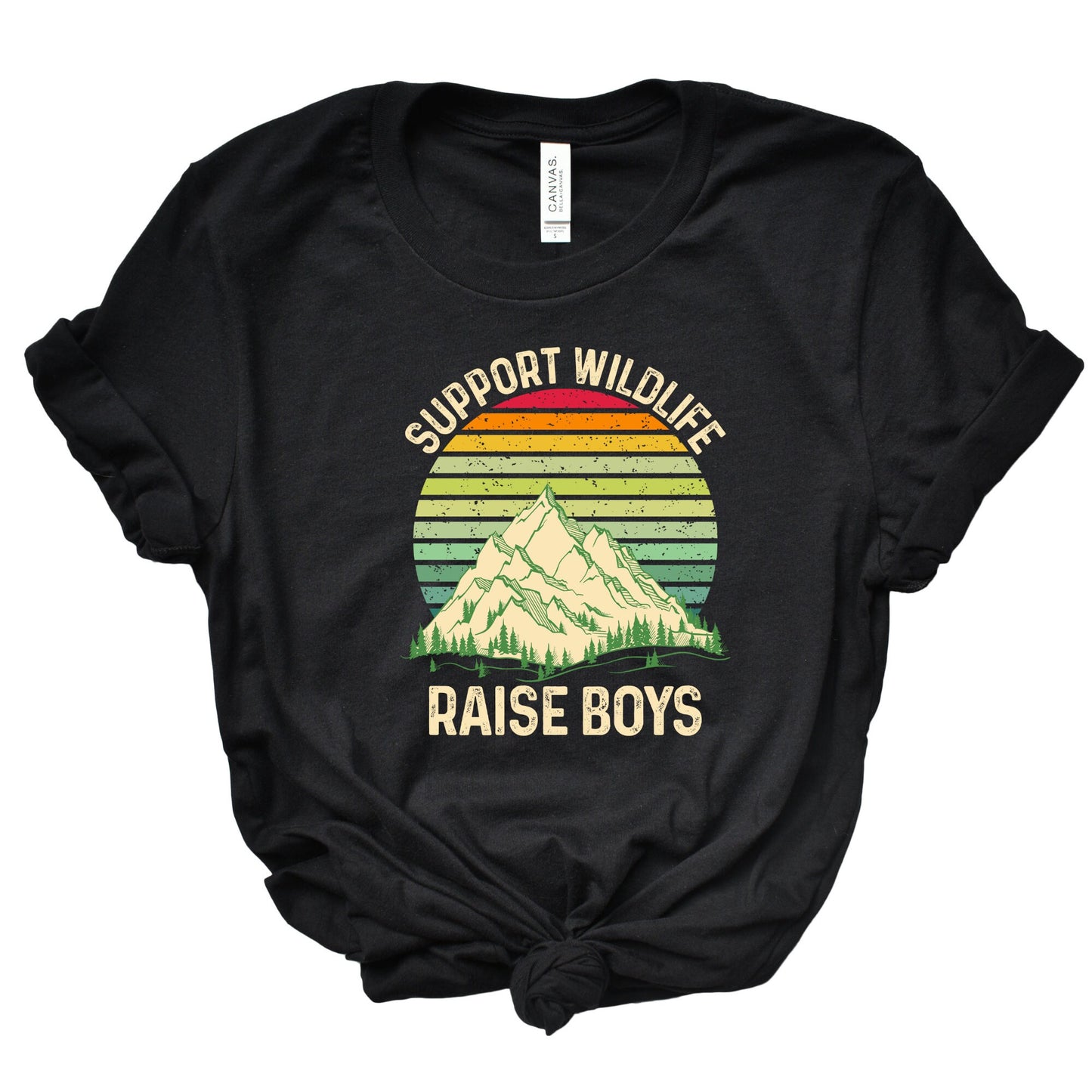 Raise Boys Shirt, Wildlife Shirt, Boy Mom Shirt, Mom Shirt, Mama Shirt, Western Shirt, Country Shirt, Womens Shirt