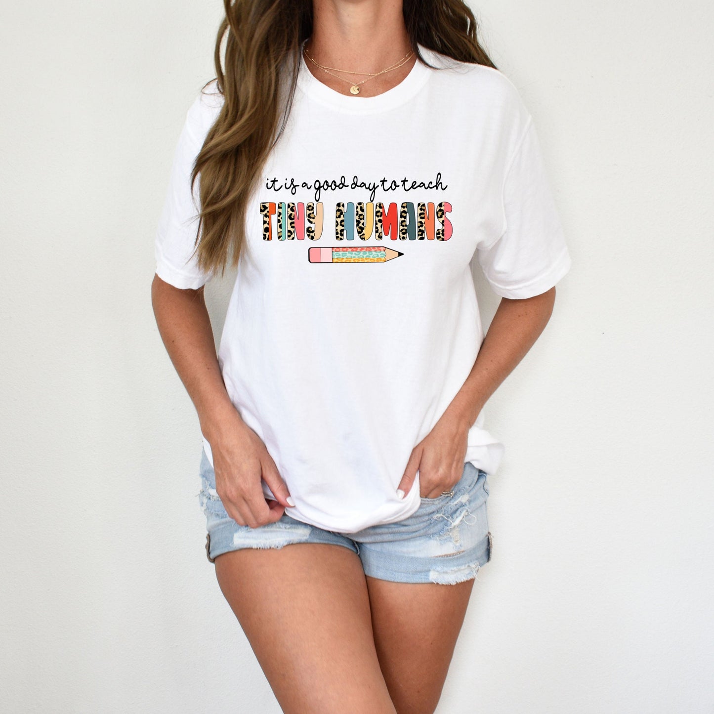 Teaching Tiny Humans Shirt, Teacher Shirt, Daycare Shirt, Back to School Shirt, School Shirt, Gift
