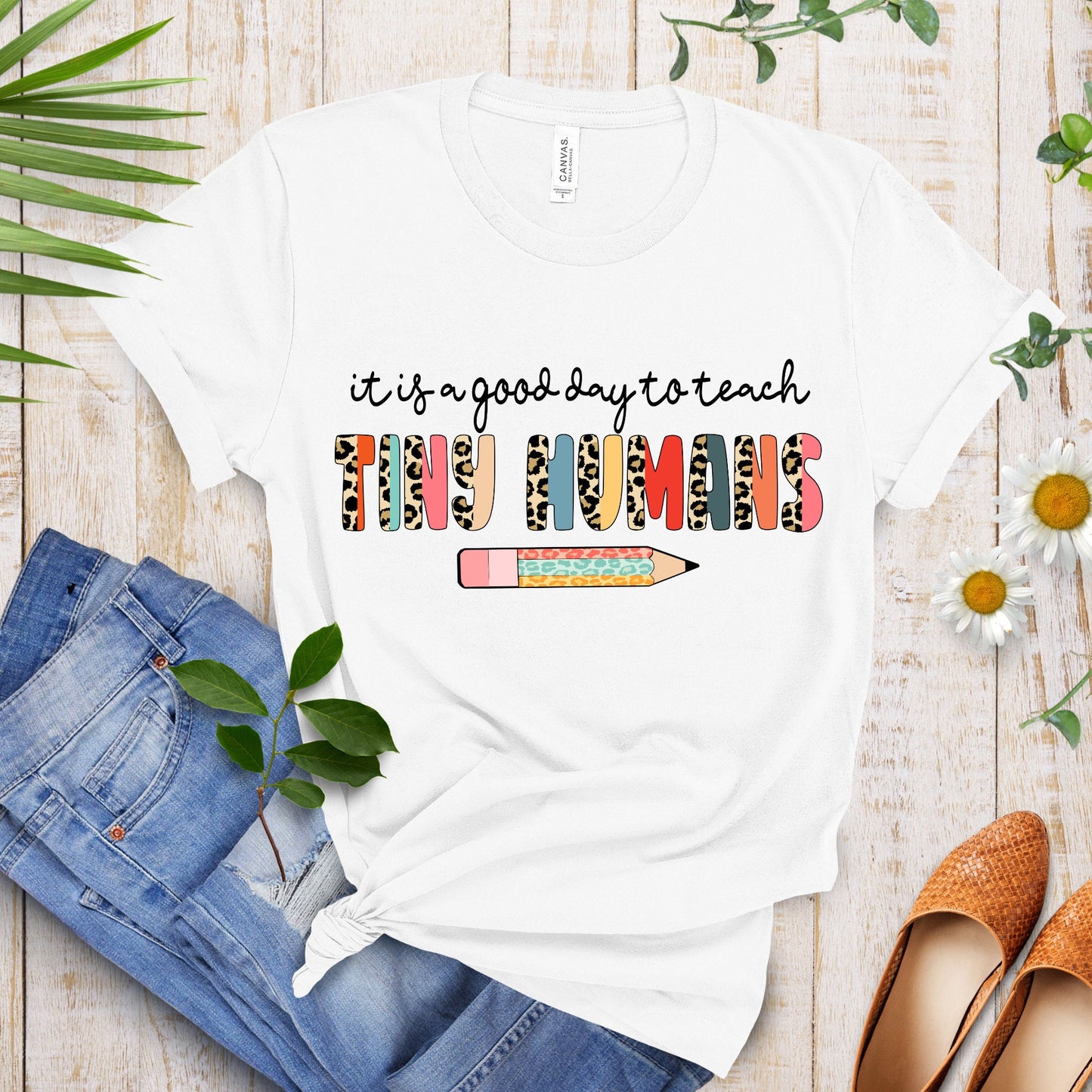 Teaching Tiny Humans Shirt, Teacher Shirt, Daycare Shirt, Back to School Shirt, School Shirt, Gift