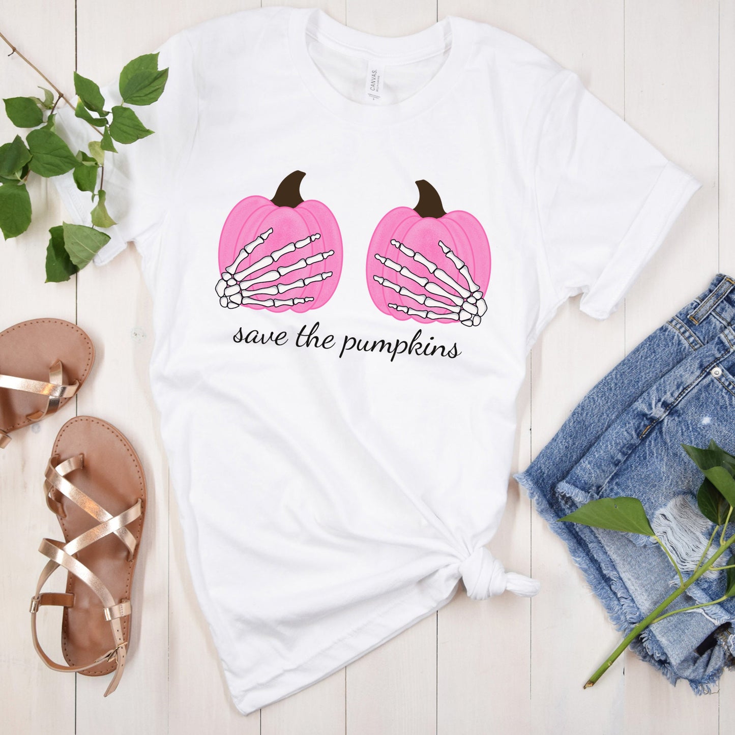 Save The Pumpkins Shirt, I'm A Survivor Shirt, Breast Cancer Shirt, Cancer Survivor Gift, Breast Cancer Awareness Shirt, Gift for Her