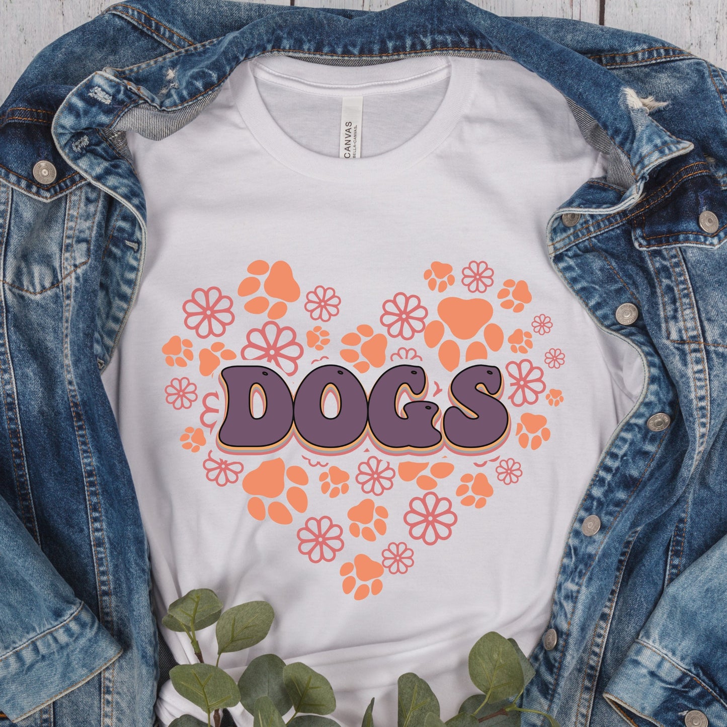 Love Dog Shirt, Dog Rescue Shirt, Dog Love shirt, Animal shirt, Animal Lover Tee, Love Paw, Dog Paw Gift, Gift for Dog Lover, Dog shirt