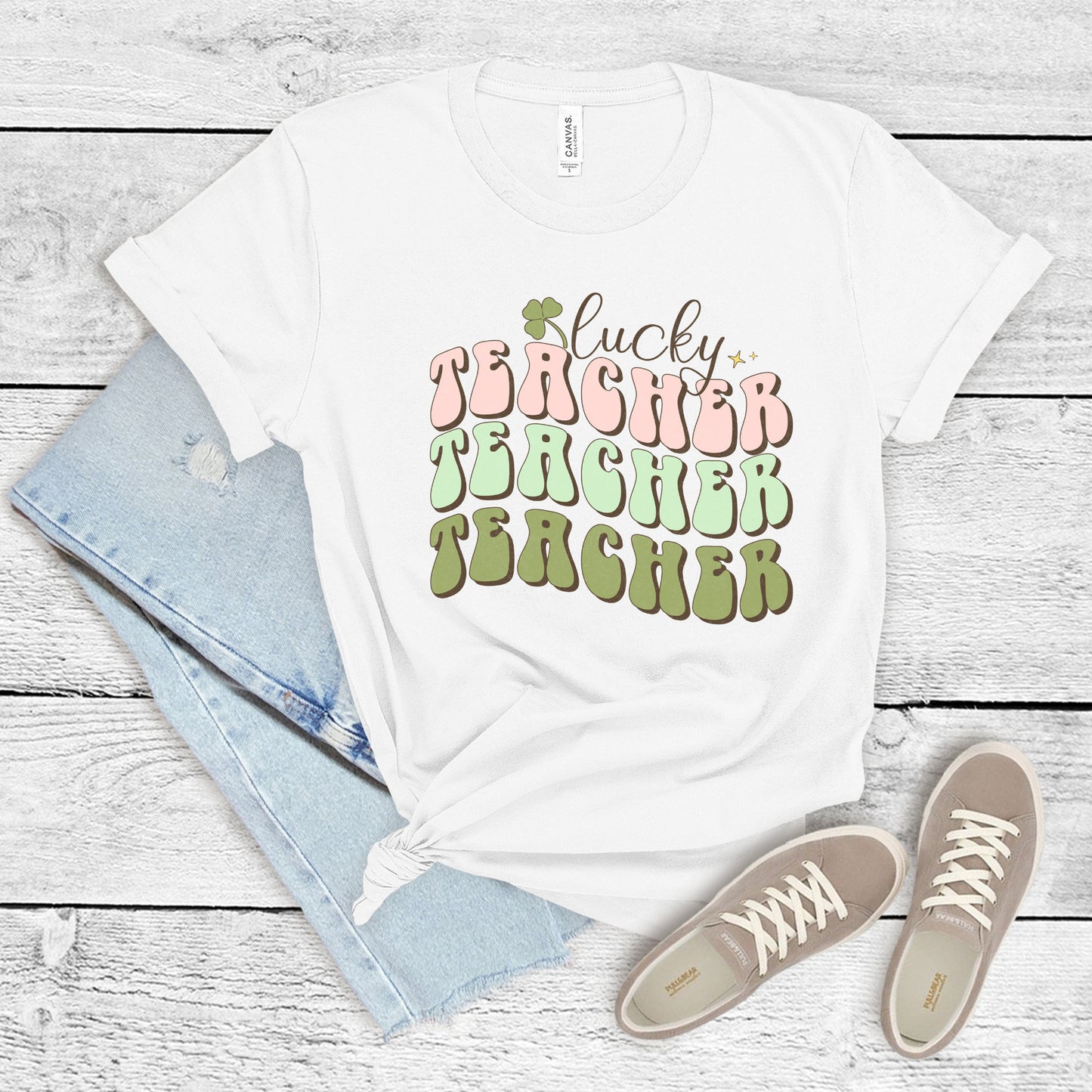 Lucky Teacher Shirt, Students and Teachers, Back to School shirt, School shirt, Inspire