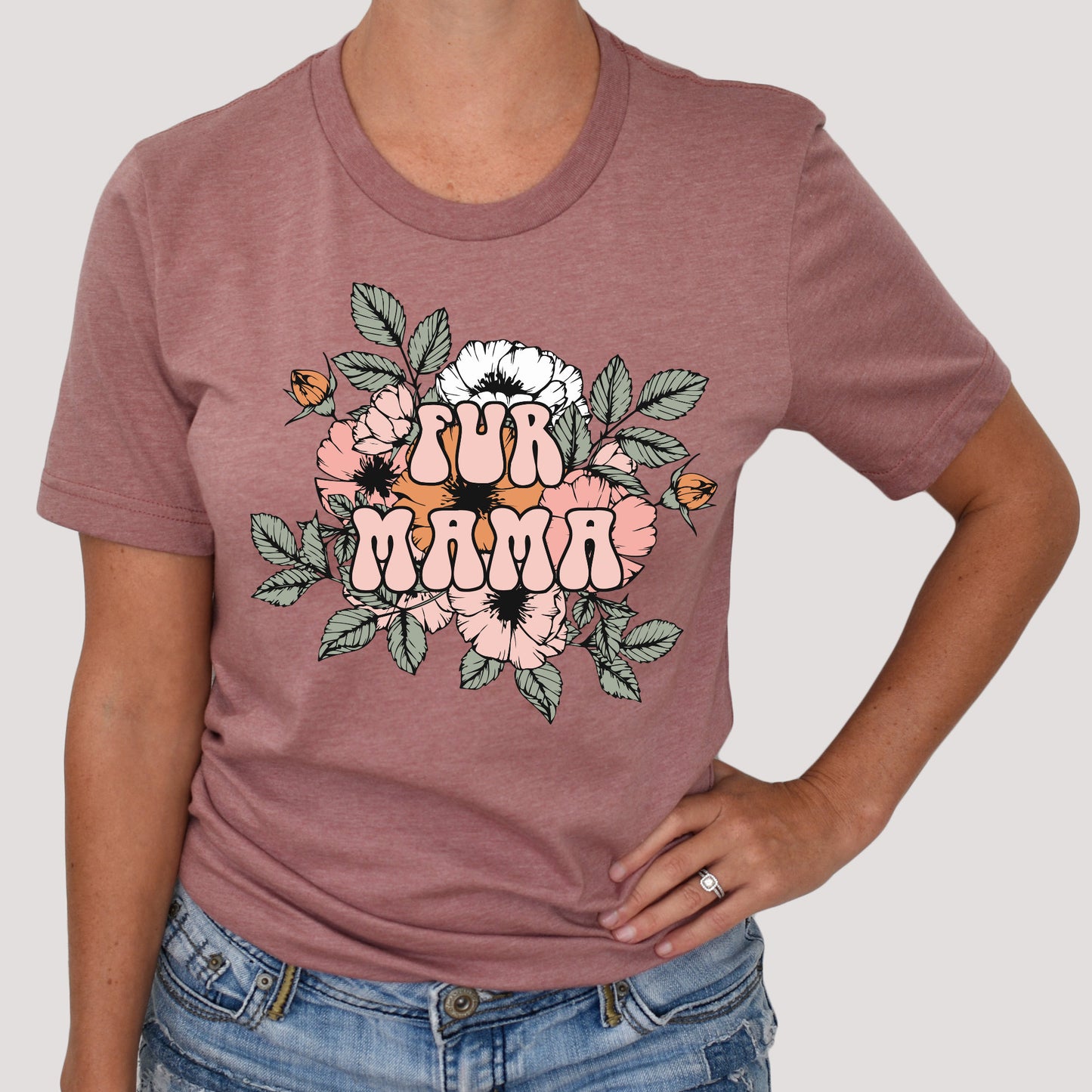 Fur Mama shirt, Dog Mom Shirt, Mother's Day Gift, Dog Shirt, New Mom Gift, Gift for Mother, Dog Mama Shirt, Womens Clothing, Mom Tee