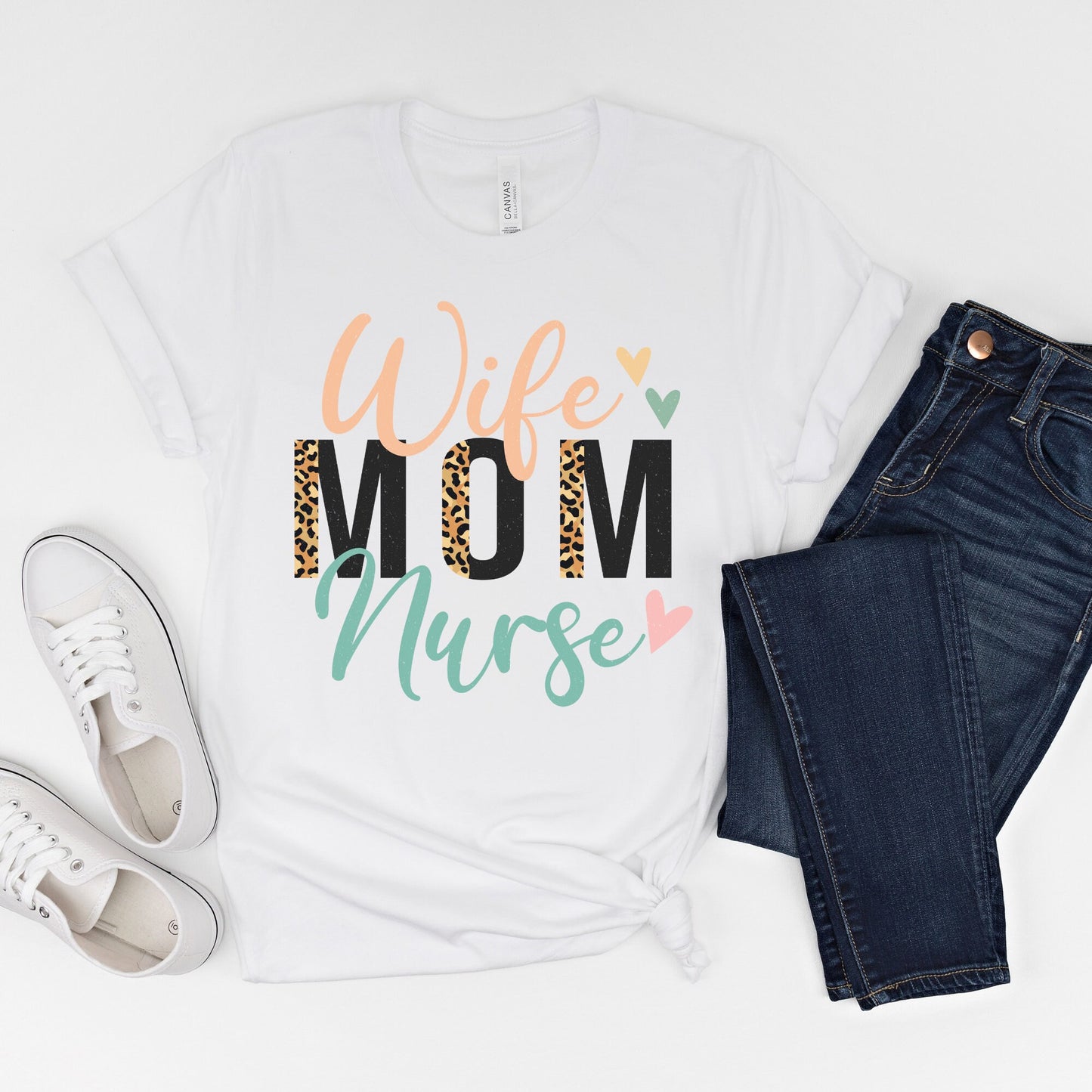 Nurse Shirt, Nursing Student Shirt, Nursing Graduate T-shirt, Nursing School Shirt, Registered Nurse Shirt, Wife Shirt, Mom Shirt