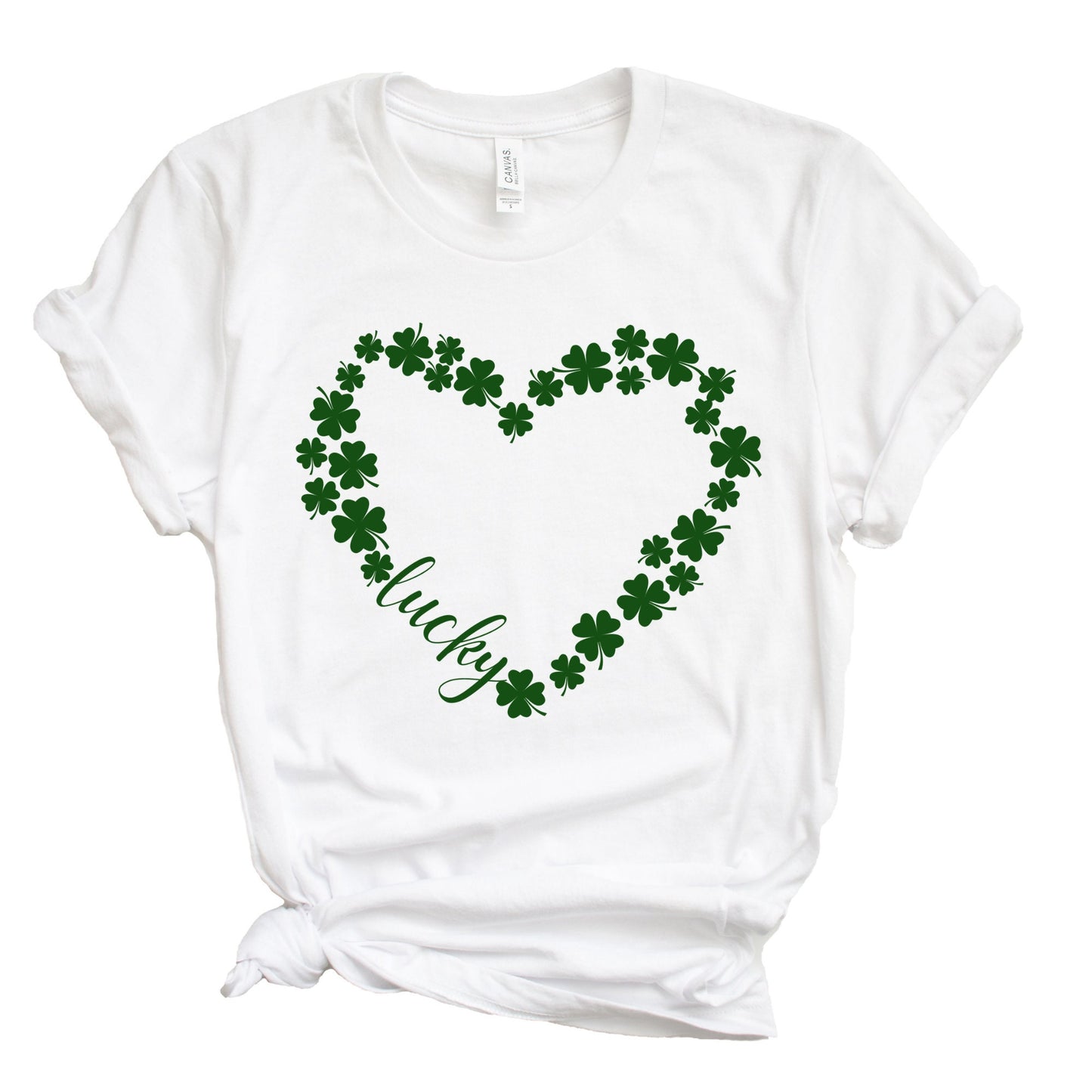 Lucky Saint Patricks Day Shirt, Lucky Shirt, Lucky Heart Shirt, Love Shirt, Womens Shirt, Gift, St Patricks Day Shirt, Irish Shirt