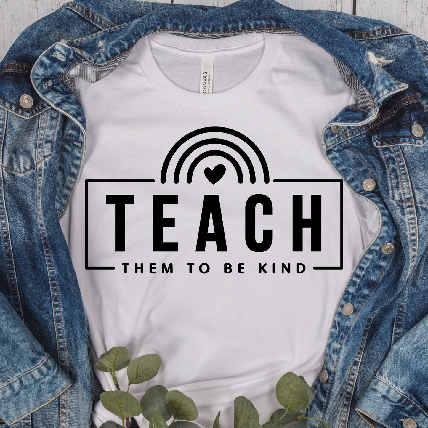 Teach Them To Be Kind Shirt, Teacher Shirt, Daycare Shirt, Back to School Shirt, School Shirt, Teacher Gift, Mom Shirt, Mama Shirt