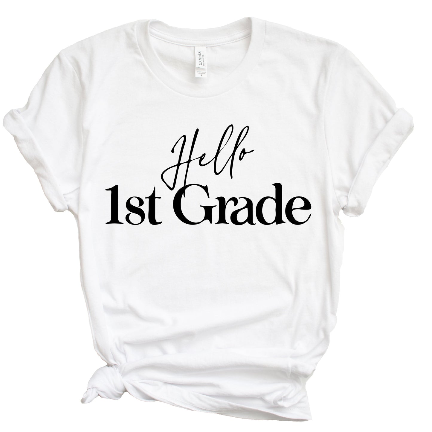 Hello 1st Grade Shirt, 2nd Grade Teacher Shirt, Teacher Gift, Teacher Shirt, School Shirt, Womens Shirt, 1st Grade Shirt