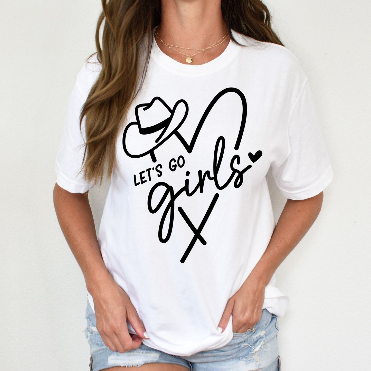 Lets Go Girls Shirt, Bachelorette Shirt, Womens Shirt, Western Shirt, Country Shirt, Cowgirl Shirt