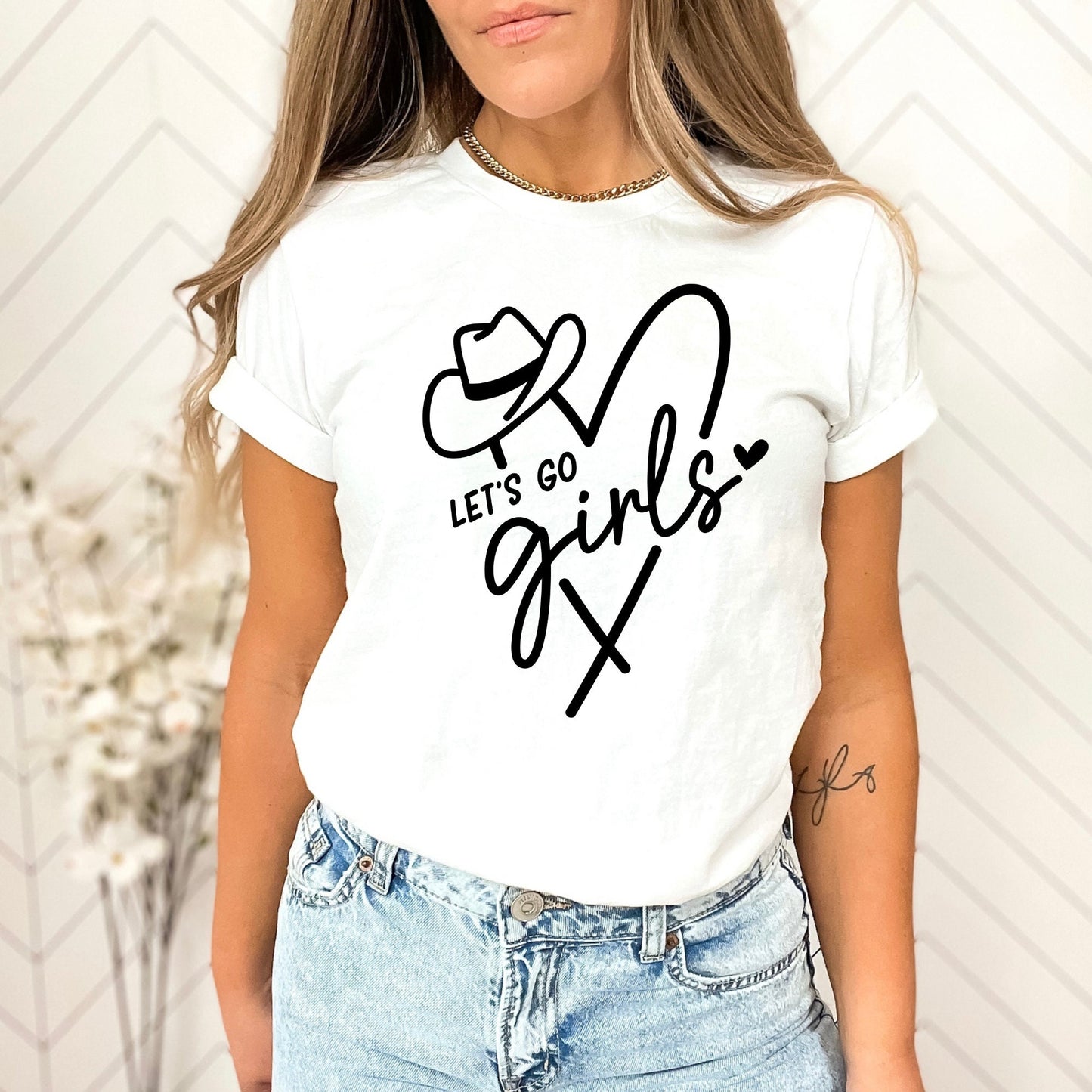 Lets Go Girls Shirt, Bachelorette Shirt, Womens Shirt, Western Shirt, Country Shirt, Cowgirl Shirt