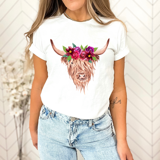 Highland Cow Shirt, Cow Shirt, Animal Shirt, Funny, Farming Shirt, Farmer Shirt, Cow Girl, Dairy Farm, Cow Shirts for Women