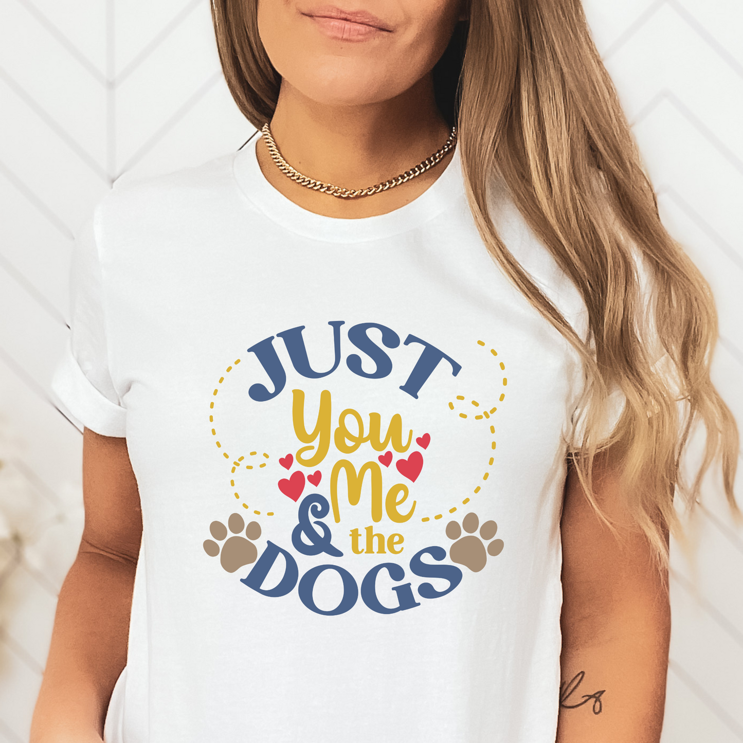 You Me And The Dogs, Dog Love shirt, Animal shirt, Animal Lover Tee, Love Paw, Dog Paw Gift, Gift for Dog Lover, Dog shirt