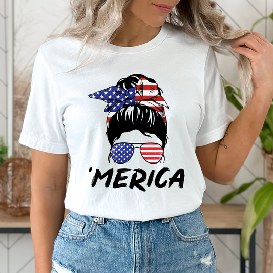 Merica Shirt, Patriotic Shirt, Fourth of July Shirt, 4th of July Shirt, Womens Clothes, America Shirt, Presidents Day Shirt