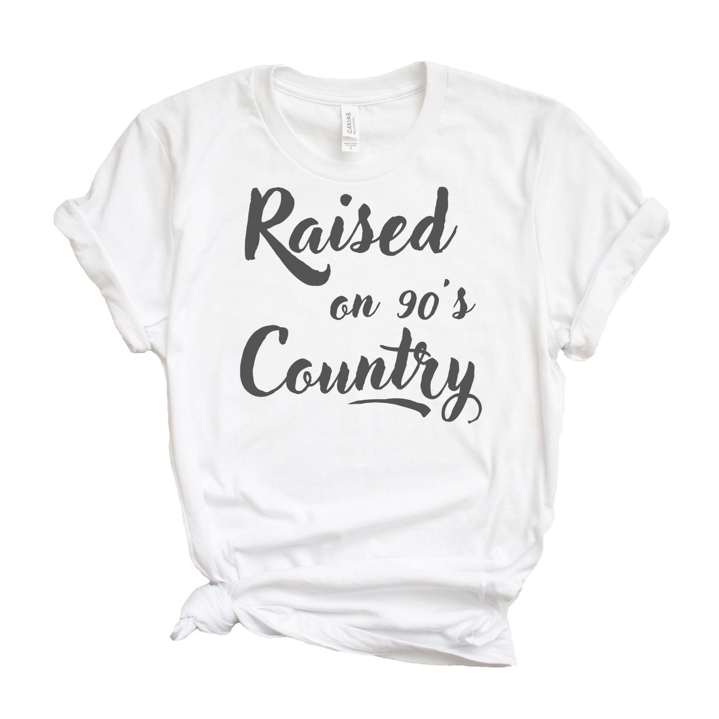Raised on 90's Country Shirt, Country Shirt, Womens Clothing, 90's Shirt, Tee Shirt, Tshirt