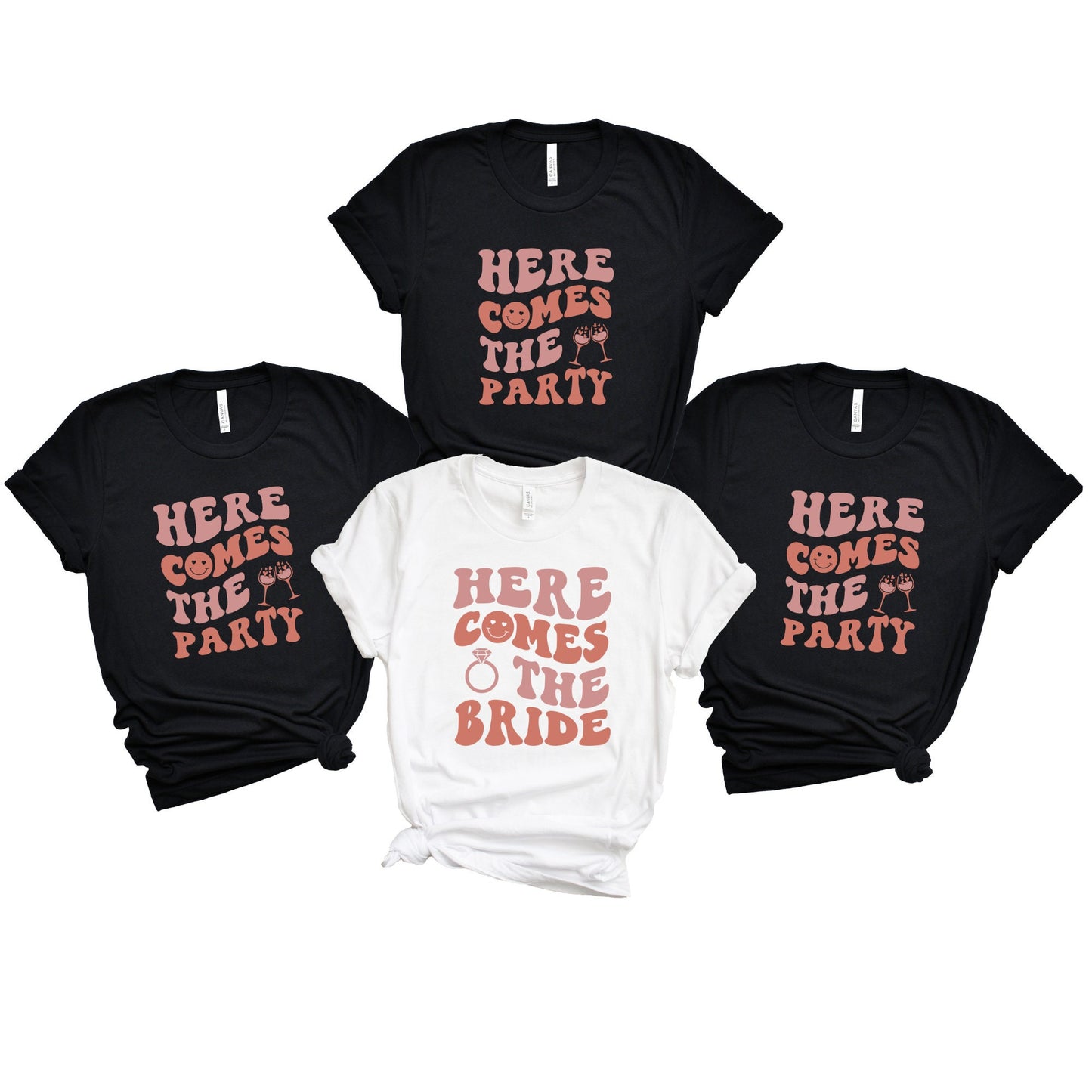 Bachelorette Party Shirt, Here Comes The Party Shirt, We Like To Party Shirt, Bridal Party, Bachelorette Gifts, Bride Shirt