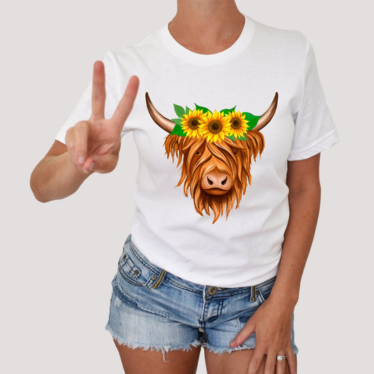 Highland Cow Shirt, Cow Shirt, Animal Shirt, Funny, Farming Shirt, Farmer Shirt, Cow Girl, Dairy Farm, Cow Shirts for Women