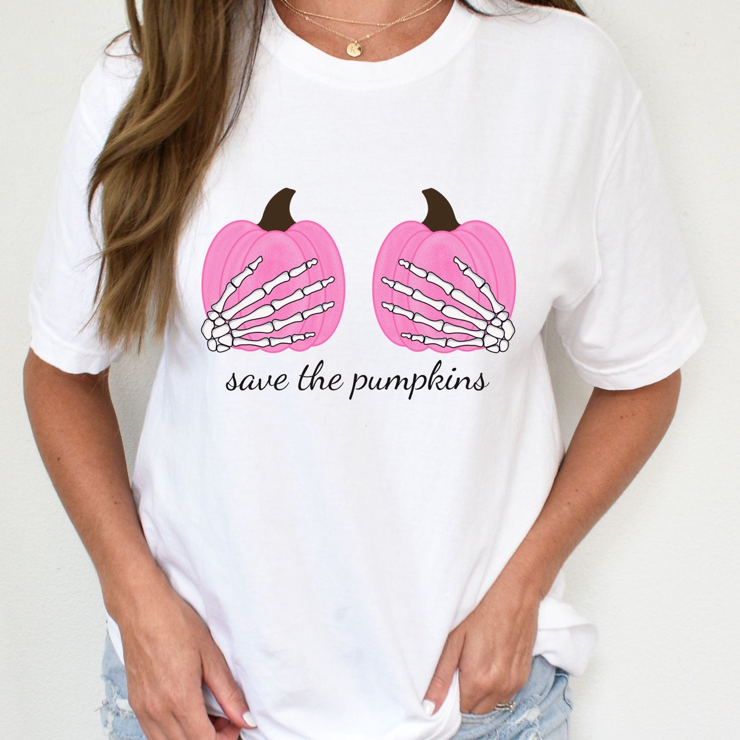 Save The Pumpkins Shirt, I'm A Survivor Shirt, Breast Cancer Shirt, Cancer Survivor Gift, Breast Cancer Awareness Shirt, Gift for Her