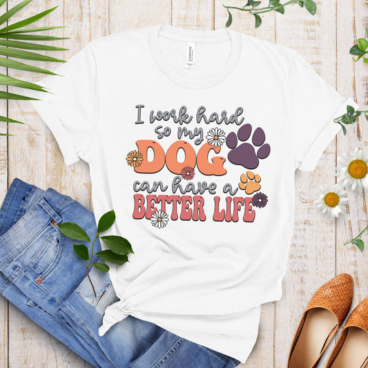 Dog Rescue Shirt, Dog Love shirt, Animal shirt, Animal Lover Tee, Love Paw, Dog Paw Gift, Gift for Dog Lover, Dog shirt