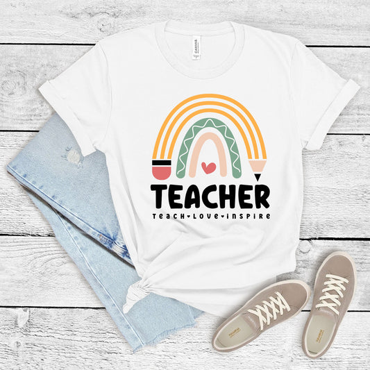 Teacher Shirt, Students and Teachers, Back to School shirt, School shirt, Inspire
