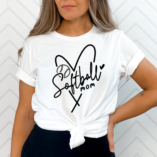 Softball Mom Shirt, Mom Shirt, Mom Gift, Softball Shirt, Love Softball Shirt, Womens Shirt, Sports Shirt