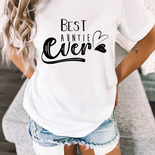 Best Auntie Shirt, Auntie Shirt, Aunt Shirt, Favorite Aunt, Gift, Womens Shirt