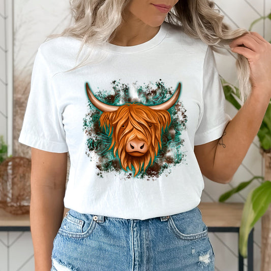 Highland Cow Shirt, Cow Shirt, Animal Shirt, Funny, Farming Shirt, Farmer Shirt, Cow Girl, Dairy Farm, Cow Shirts for Women