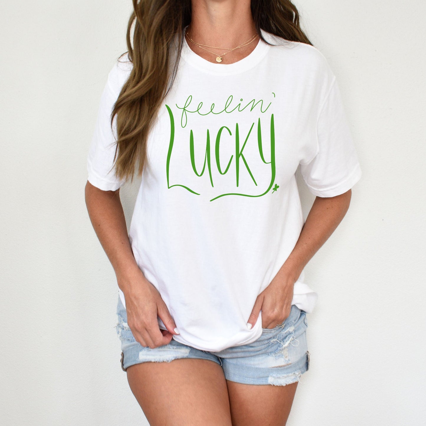 Feeling Lucky Shirt, St Patrick's Day Shirt, Irish Shirt, Lucky Shirt, Irish Heart