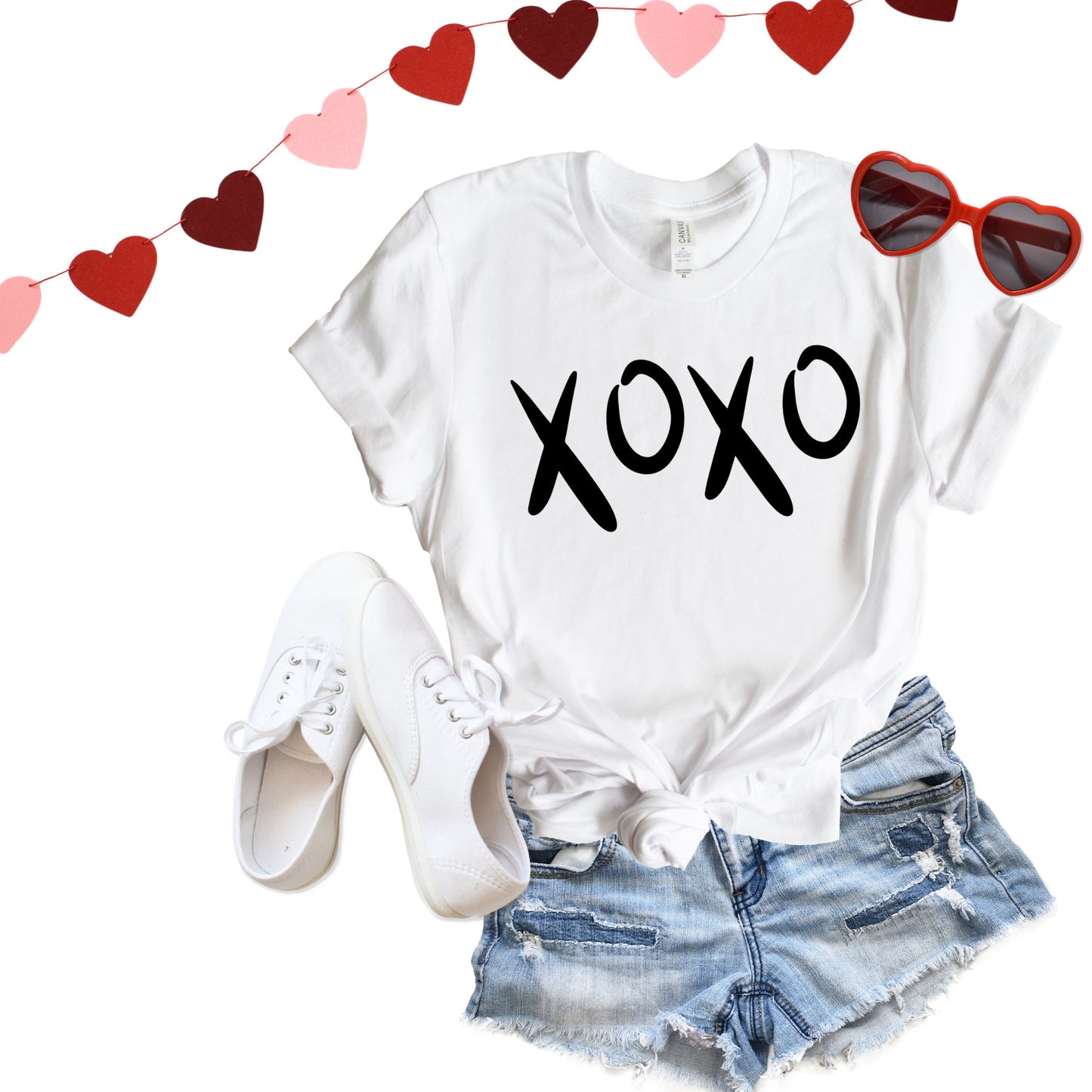 XOXO Valentines Shirt, Valentines Day shirt, Womens Valentines Day Shirt, Womens Valentines