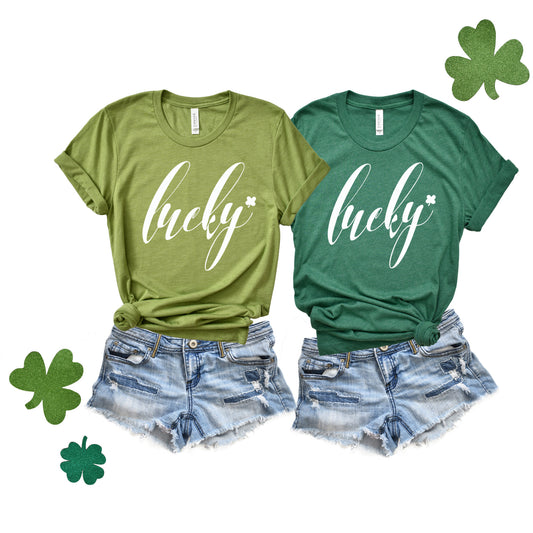 Feeling Lucky Shirt, St Patrick's Day Shirt, Irish Shirt, Lucky Shirt, Irish Heart