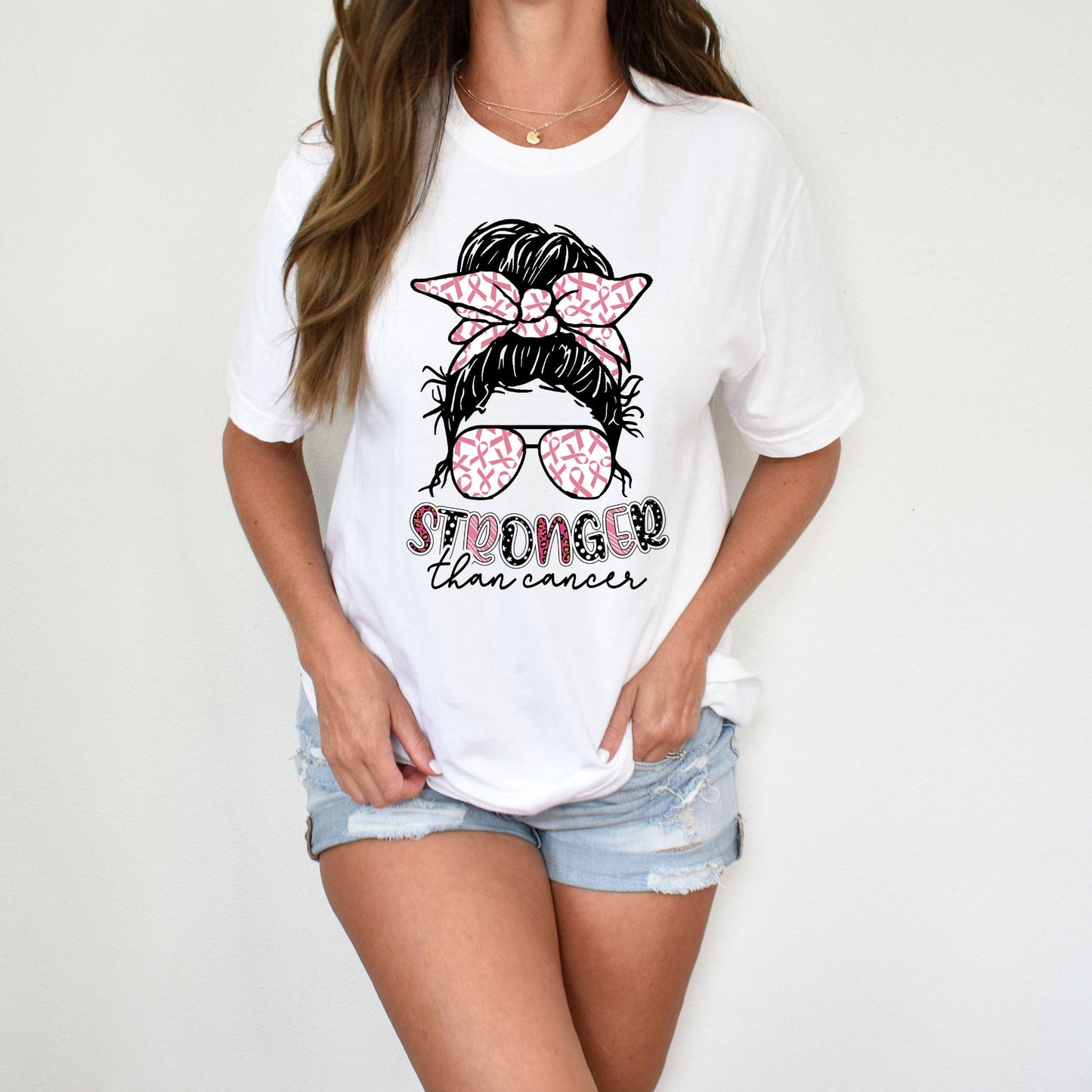 Stronger Than Cancer Shirt, I'm A Survivor Shirt, Breast Cancer Shirt, Cancer Survivor Gift, Breast Cancer Awareness Shirt, Gift for Her