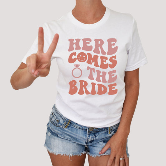 Bachelorette Party Shirt, Here Comes The Party Shirt, We Like To Party Shirt, Bridal Party, Bachelorette Gifts, Bride Shirt
