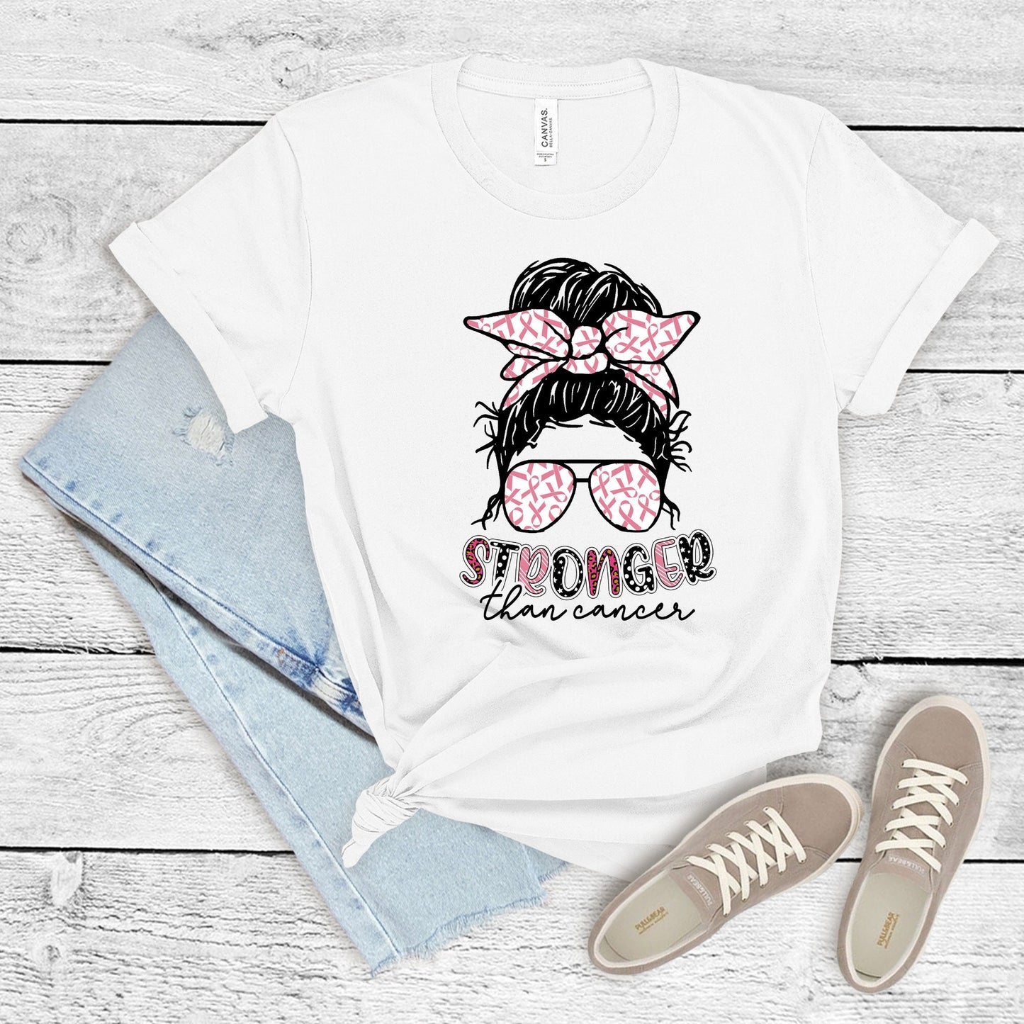 Stronger Than Cancer Shirt, I'm A Survivor Shirt, Breast Cancer Shirt, Cancer Survivor Gift, Breast Cancer Awareness Shirt, Gift for Her