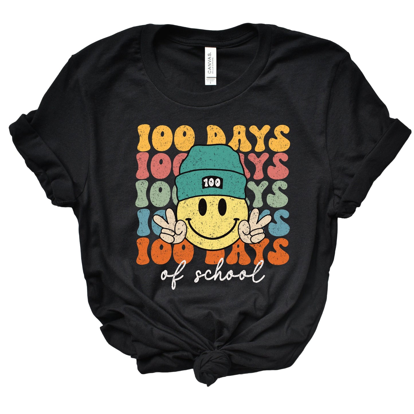 100 Days of School Jersey Short Sleeve Tee