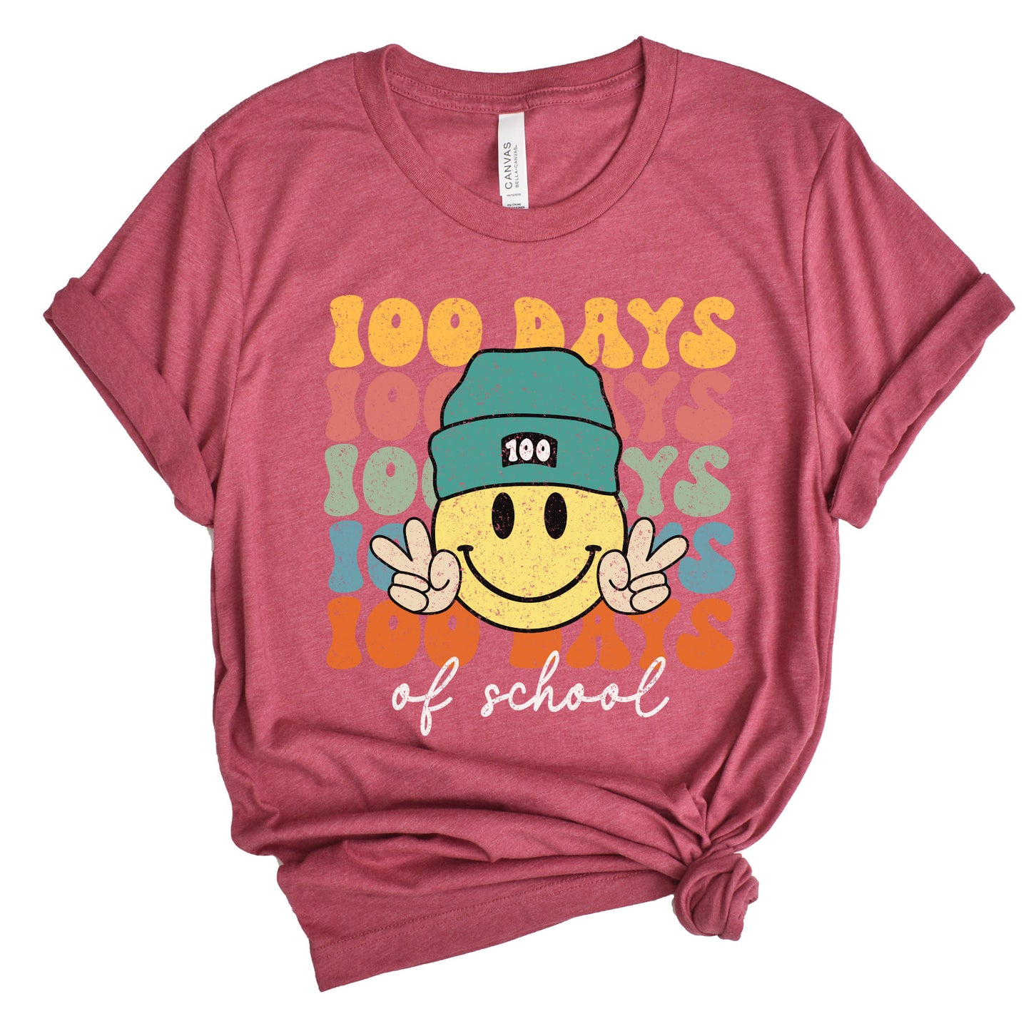 100 Days of School Jersey Short Sleeve Tee