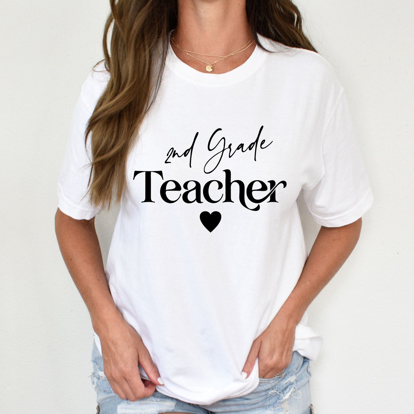 2nd Grade Teacher Shirt, Second Grade Teacher Shirt, Teacher Gift, Teacher Shirt, School Shirt, Womens Shirt, 2nd Grade Shirt