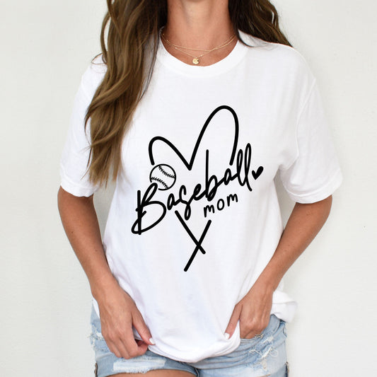 Baseball Mom Shirt, Mom Shirt, Mom Gift, Baseball Shirt, Love Baseball Shirt, Womens Shirt, Sports Shirt