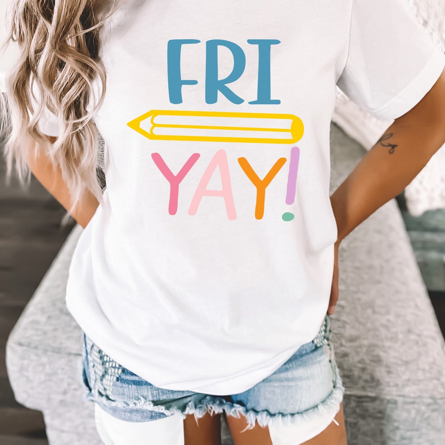 Fri Yay Shirt, Teacher Shirt, Mom Shirt, Fun Shirt, Friday Shirt, Fun Day Shirt, School Shirt